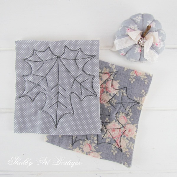 How to make DIY Fall leaf coasters tutorial on Shabby Art Boutique