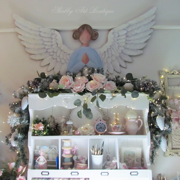 Christmas in the Shabby Art Boutique Craft Room