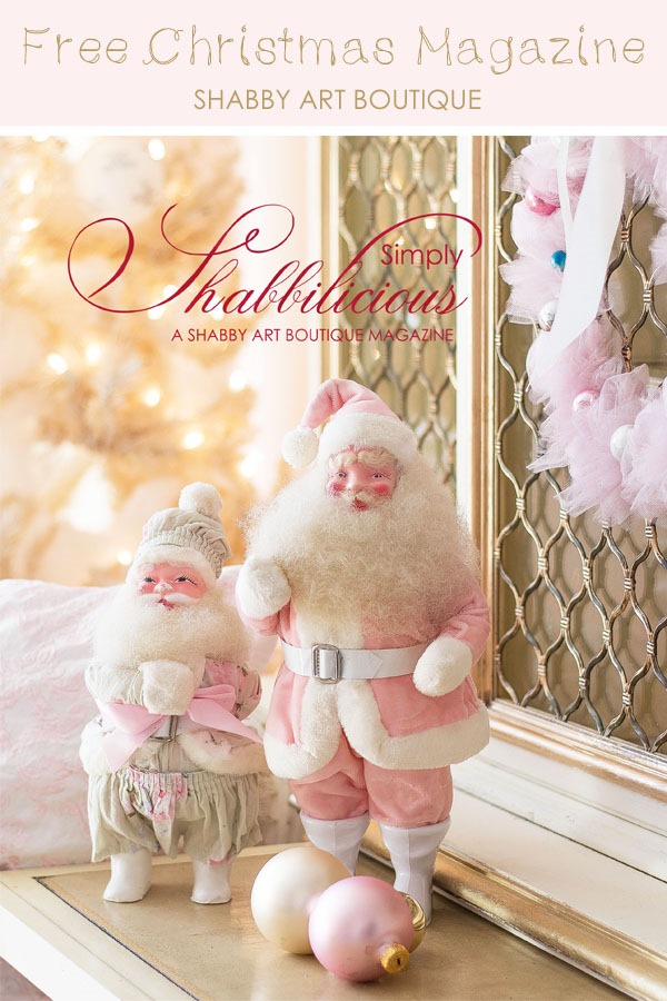 Free Christmas Magazine from Shabby Art Boutique - Printed copies also available to buy