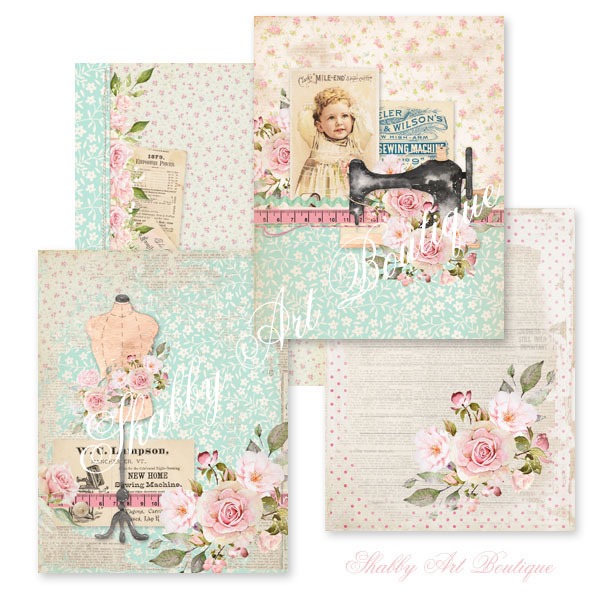 The Handmade Club Janaury kit at Shabby Art Boutique