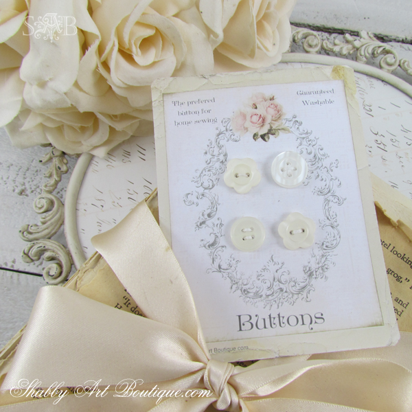 Shabby Art Boutique - © Shabby Button Card free printable