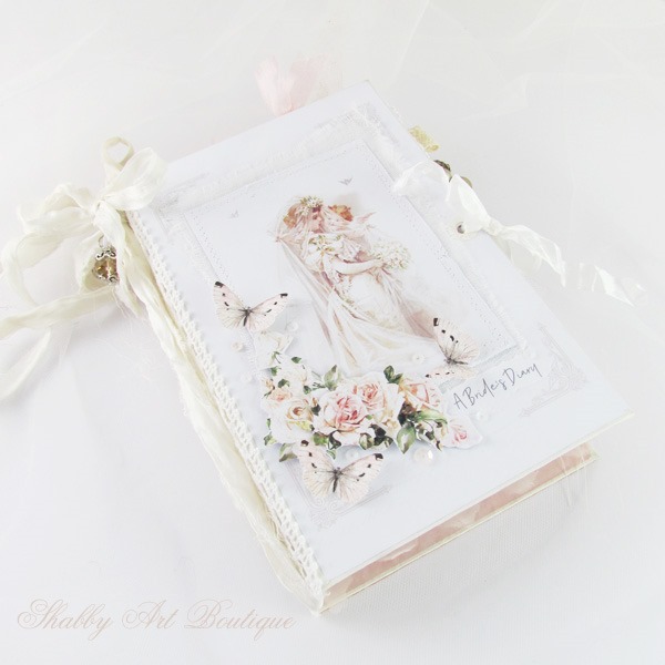 A Brides Diary themed junk journal by Shabby Art Boutique