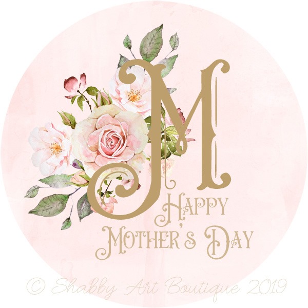 Use these free printable tags for your Mothers Day gifts - availableto download and print from Shabby Art Boutique