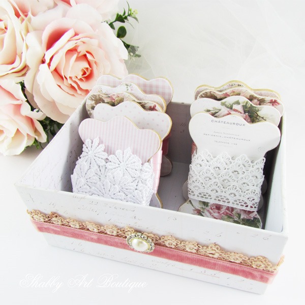 How to make beautiful vintage themed ribbon boards - a tutorial by Shabby Art Boutique
