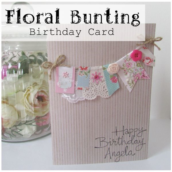 bunting card