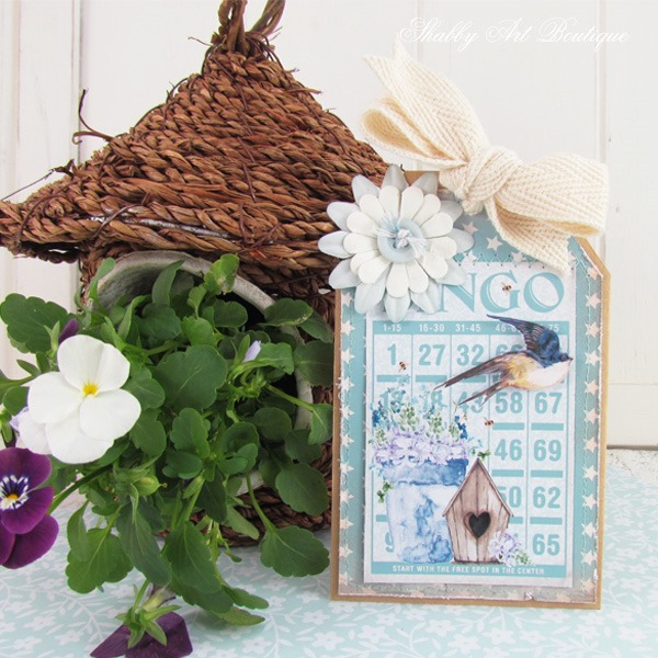 A Cottage Garden Kit for the Handmade Club by Shabby Art Boutique - Project 1