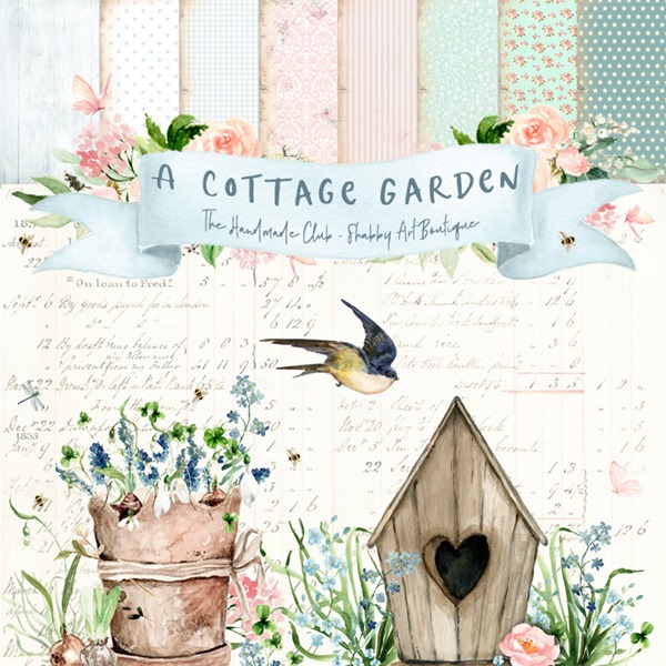 The Handmade Club July Kit - A Cottage Garden - Available through Shabby Art Boutique