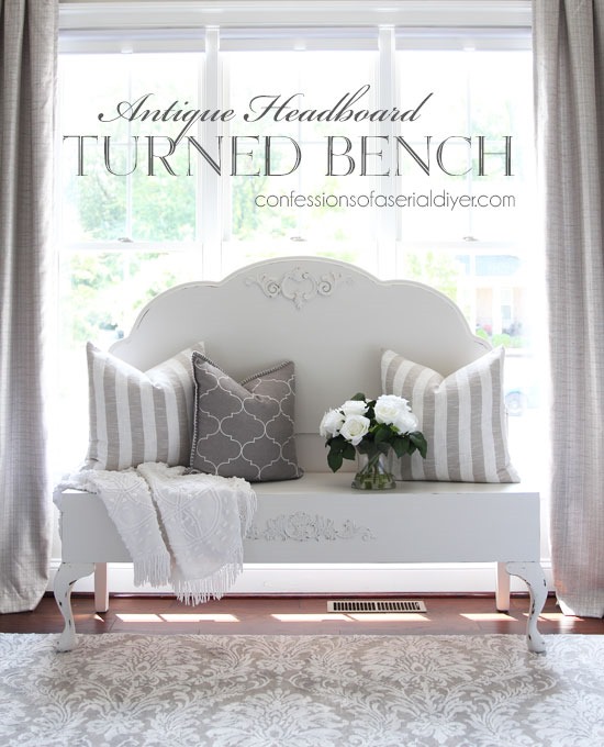 Antique-Headboard-Bench-