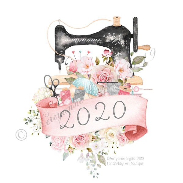 2020 Craft Room Calendar designed by Shabby Art Boutique
