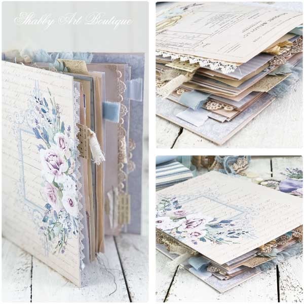 A French Vintage farmhouse journal by Shabby Art Boutique - cover