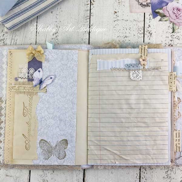 A French Vintage farmhouse journal by Shabby Art Boutique - signature 1