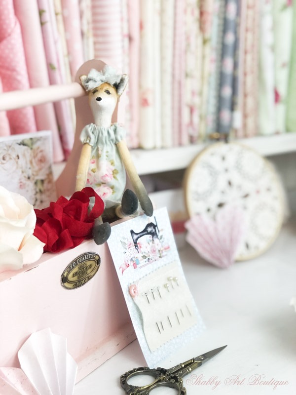 February in the craft room at Shabby Art Boutique