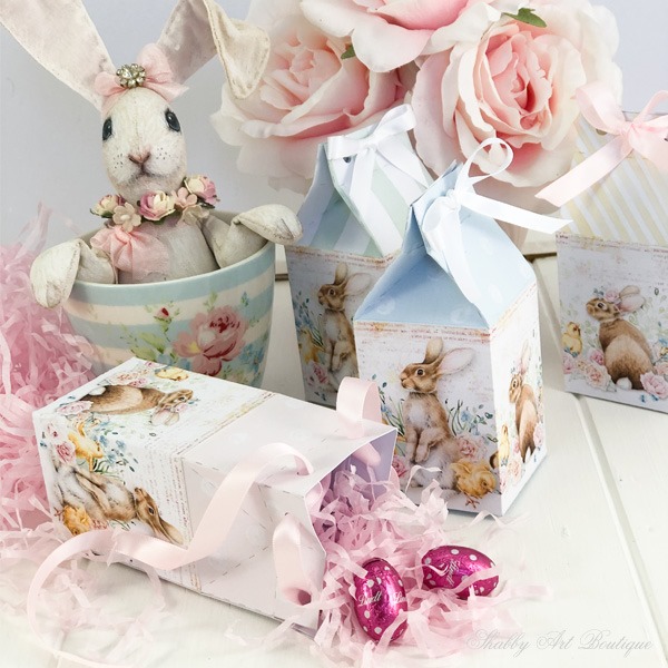 Mini Easter egg carton DIY from the February Handmade Club - Shabby Art Boutique