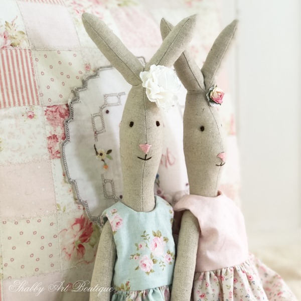 Blossom Bunny free pattern by Shabby Art Boutique