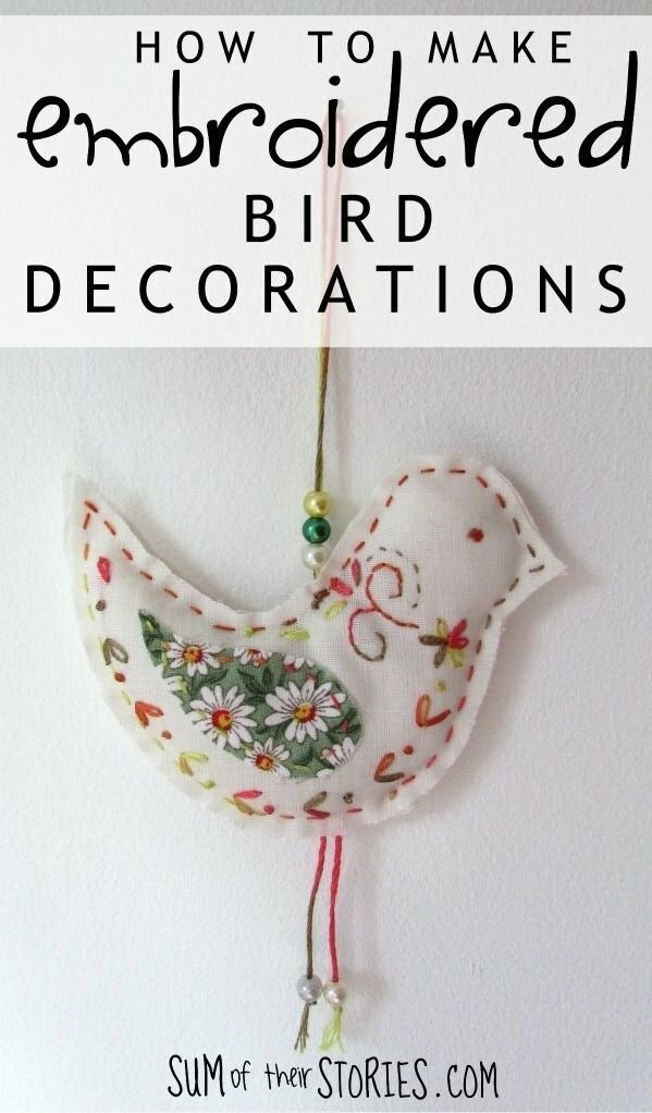 how to make bird decorations