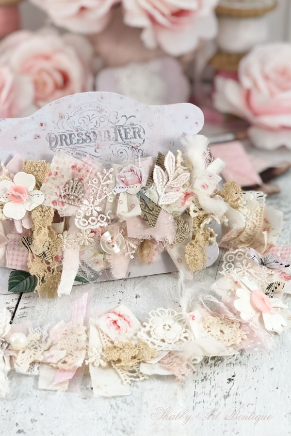 Let me show you how easy it is to make this beautiful and shabby snippet roll - Shabby Art Boutique