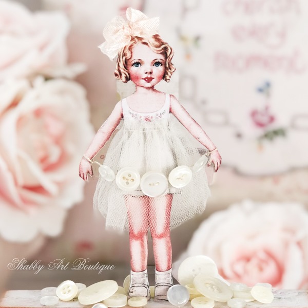 Little Betty Buttons and a touch of whimsy at Shabby Art Boutique