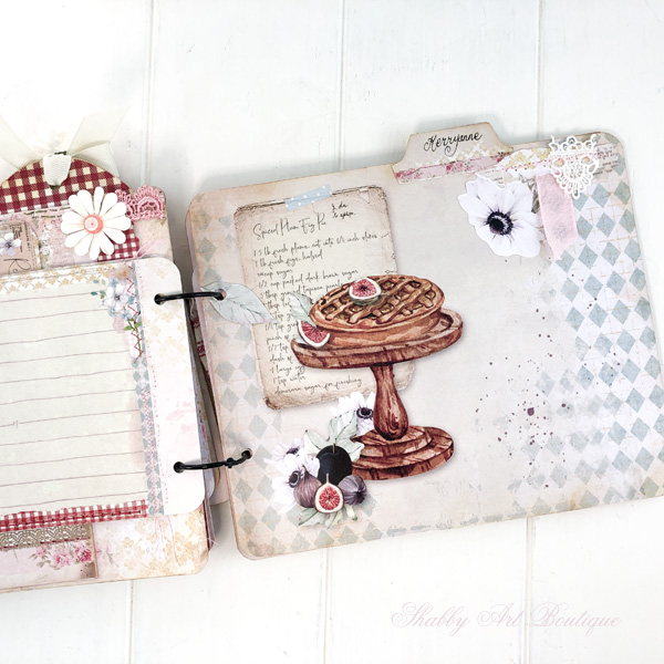 A Family Recipe Book Keepsake - Shabby Art Boutique