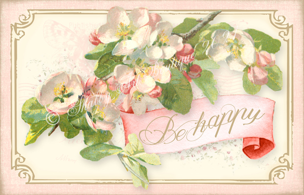 A Year of Vintage Postcards ~ June - Shabby Art Boutique