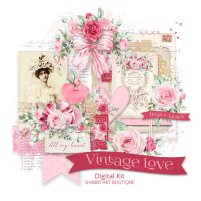 Vintage Love ~ Free Mini Kit - Shabby Art Boutique
