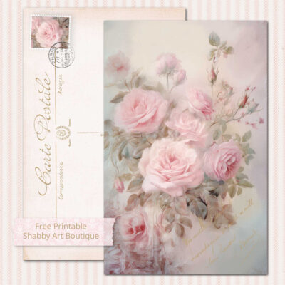 Fabulous French Postcards ~ Free Printable - Shabby Art Boutique