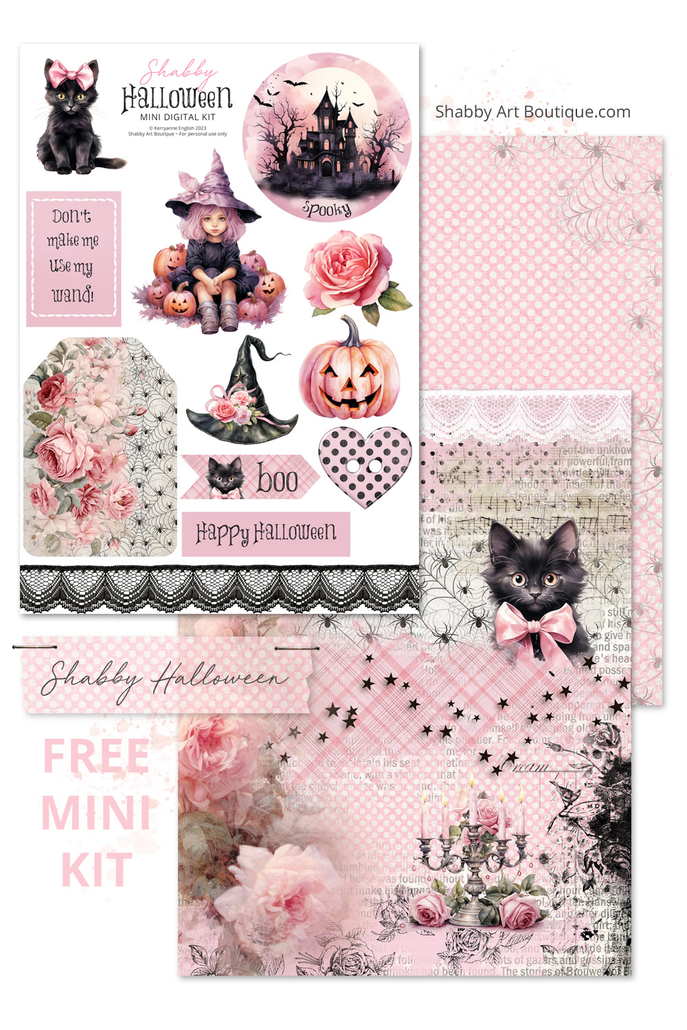 Kit digital Spooky Month