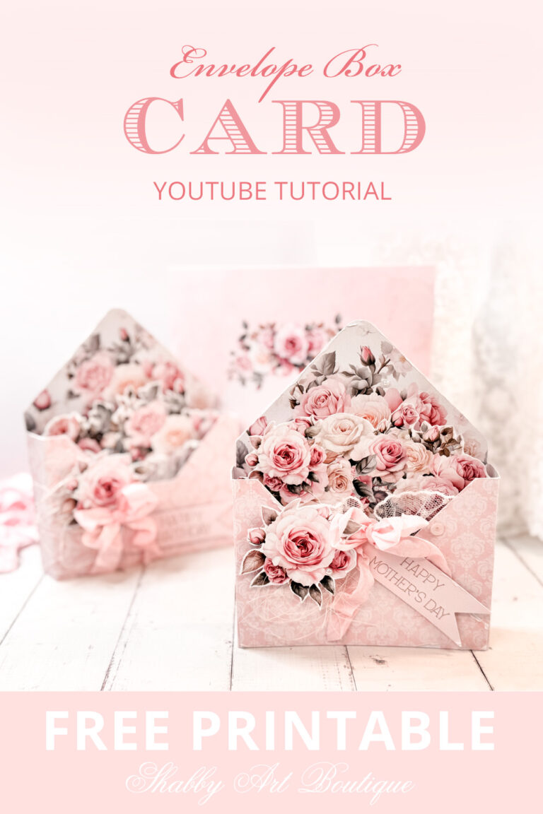 A Pretty Pop-Up Envelope Box Card for Mother’s Day or Birthdays ...